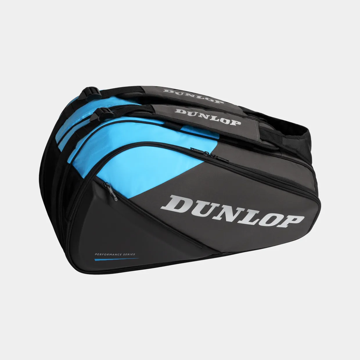 FX-PERFORMANCE RACKETBAG CYAN / GUN METAL
