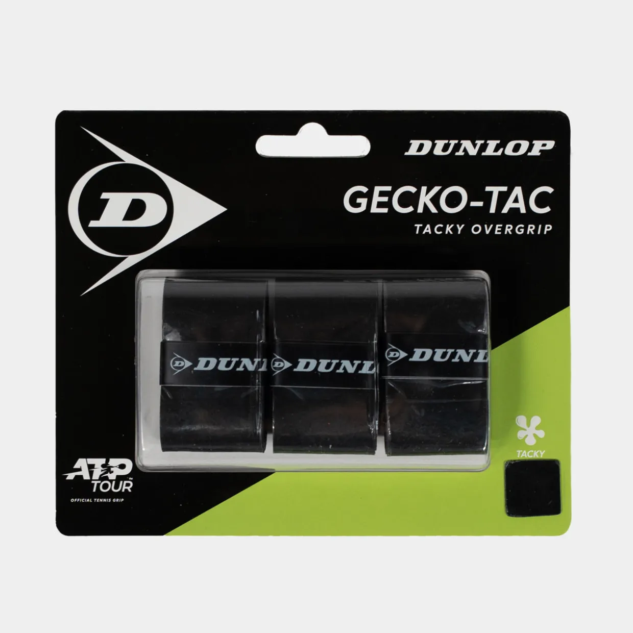 GECKO-TAC OGRIP BLK 3PCS BLISTER