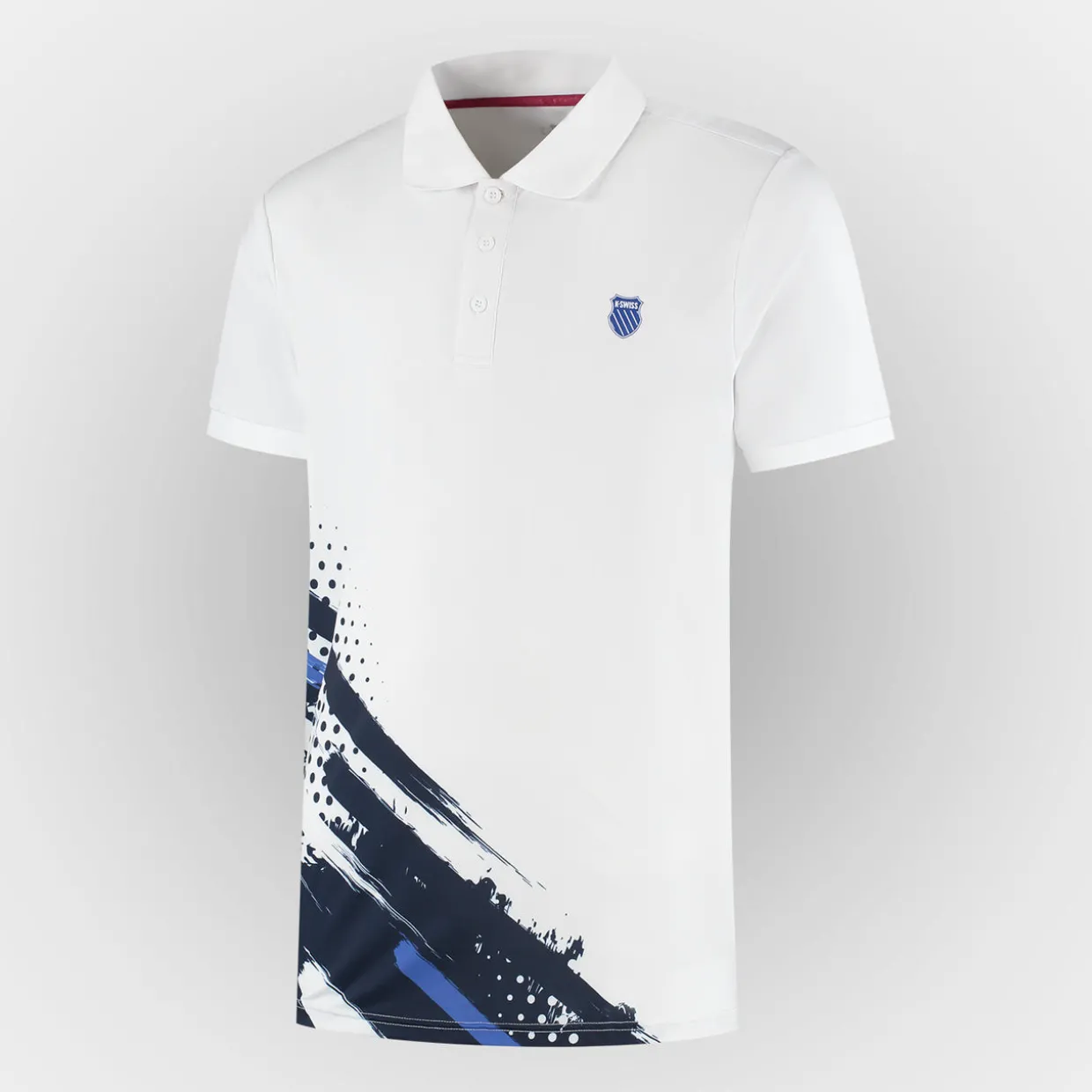 HYPERCOURT PRINT POLO STRIPE