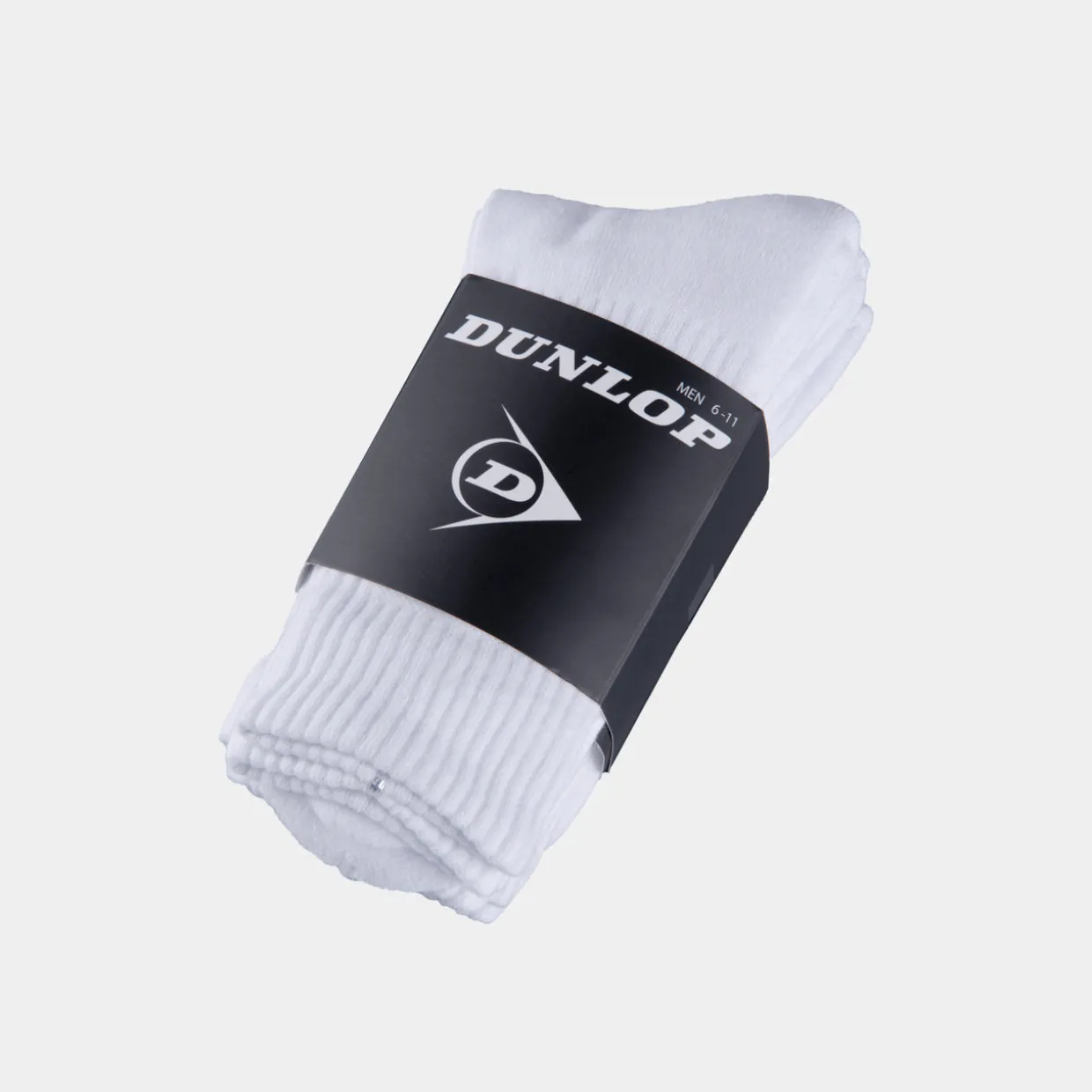 MENS CREW SOCKS 3-PACK - WHITE