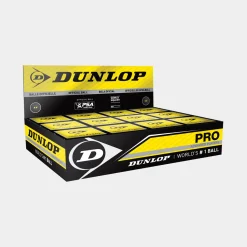 Pro Squash Ball 12pcs - double Yellow dot
